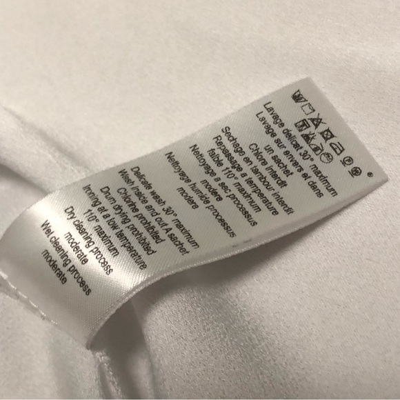 Louis Vuitton Uniforms Semi-Sheer White And Gold Button Up Blouse Dress Shirt - Picture 12 of 15